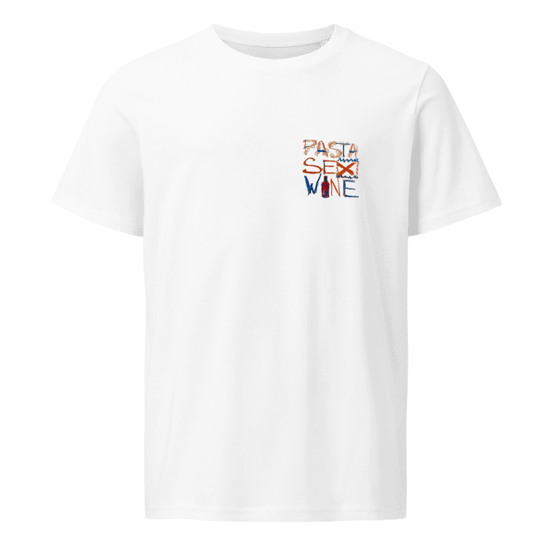 PASTA, SEX, WINE - Unisex Cotton T-Shirt