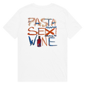 PASTA, SEX, WINE - Unisex Cotton T-Shirt